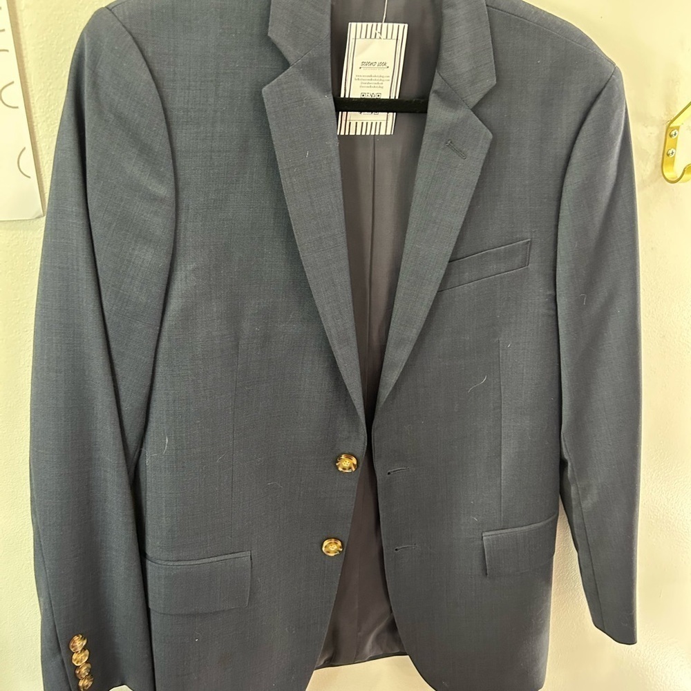 J.Crew Thompson suit jacket navy 36S